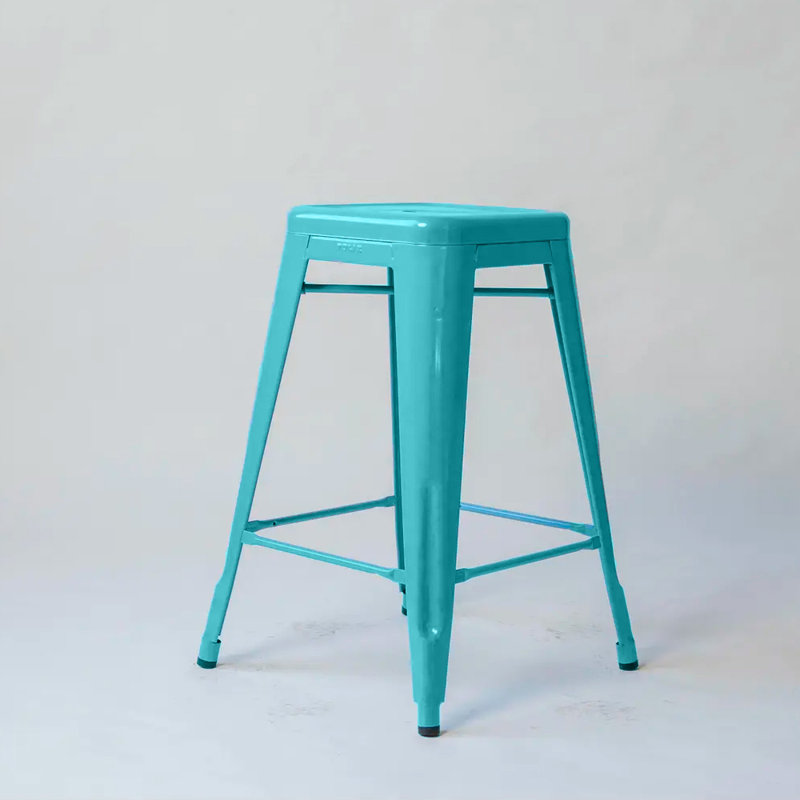 Tabouret de comptoir 26 po Isavella, Turquoise
