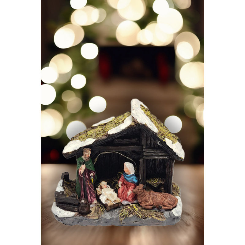 Crèche de Noël. Village de Noël F07-N1-16-2338