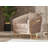 Elegance 3 Piece Beige Living Room Set