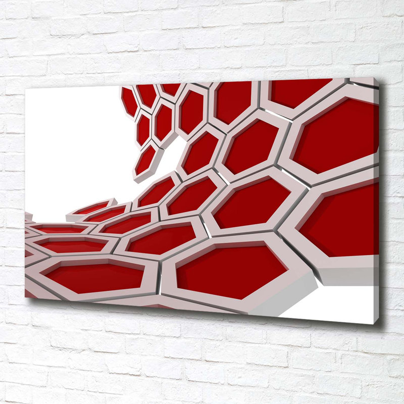 3D Abstraction - Wrapped Canvas Print