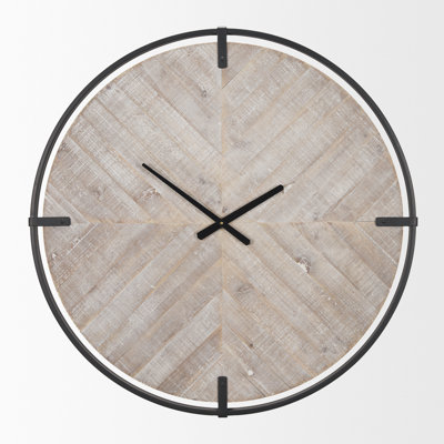Katelind Manufactured Wood Wall Clock