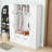 Hall Tree with Storage Bench, Cabinets, Shelves and 5 Hooks-129992815