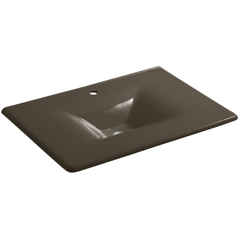 Lavabo de salle de bain Â« Iron/Impressions Â» de 31 po avec trou pour robinetterie, Suède, Single