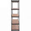 Étagère de rangement VEVOR, réglable à 5 niveaux, capacité de 2 000 lb, étagère de rangement robuste en métal, noire, P 18 po x l 48 po x H 72 po pour la cuisine