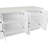 86.6" Marble-Top Dining Prep Table With 2 Cabinets & Dual-Side Drawers
