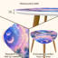 Ensemble de 2 tables basses gigognes Triangle