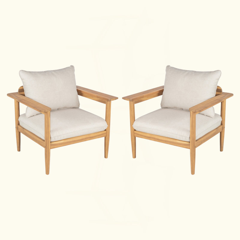 Méridienne d'extérieur en bois d'acacia, 2