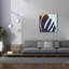  «Bright Wave 2» par Emma Scarvey, art mural sur toile, 37 po x 37 po