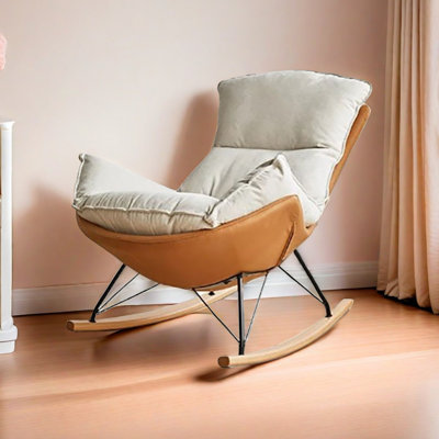 Chaise berçante moderne en coquille d'œuf moderne