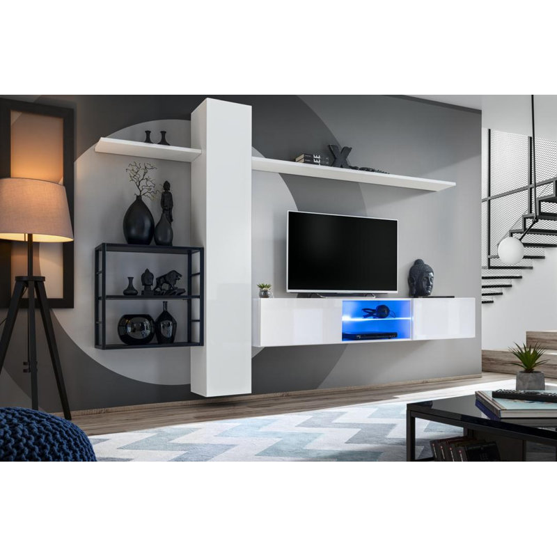 Unfinished Entertainment Centre for TVs up to 75", White