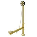 Kingston Brass Vintage Brass Chain and Stopper Tub Waste and Overflow