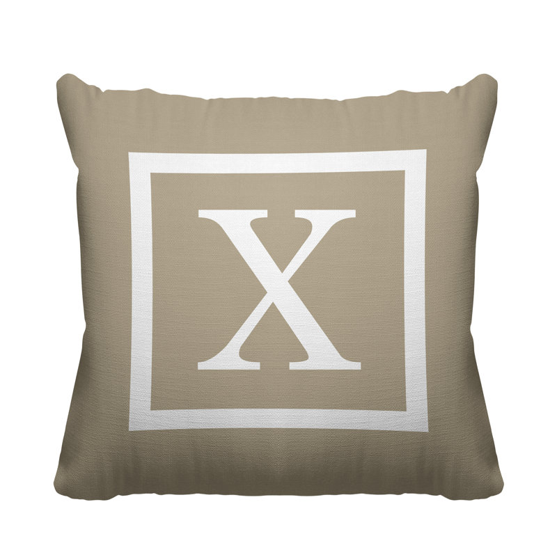 Coussin Colter, Beige, H 17 po x l 17 po, L 17 po x H 17 po