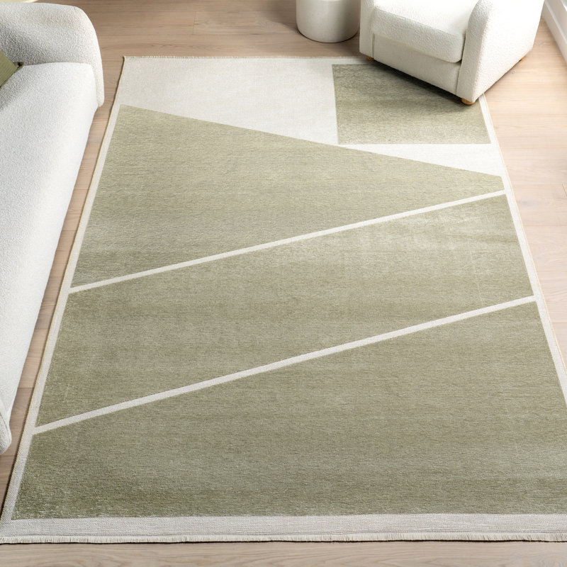Murphy Machine Washable Reversible Area Rug, Rectangle 4' x 6'