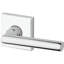 Tube Keyed Door Lever with Contemporary Square Rose-954922672-954922942-955852496