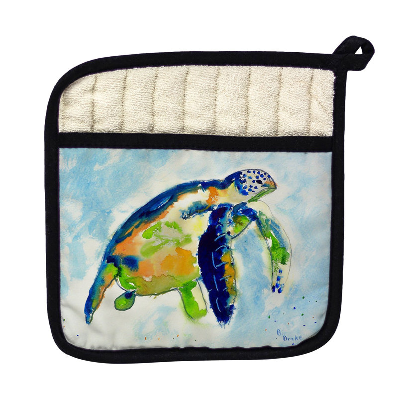 Cuisinier poignée en tortue de mer betsy drake interiors