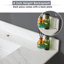 Comptoir de meuble-lavabo 43 po - Pierre frittée blanche avec trous de robinet pré-percés et dosseret central 43 po, dosseret, option de trou