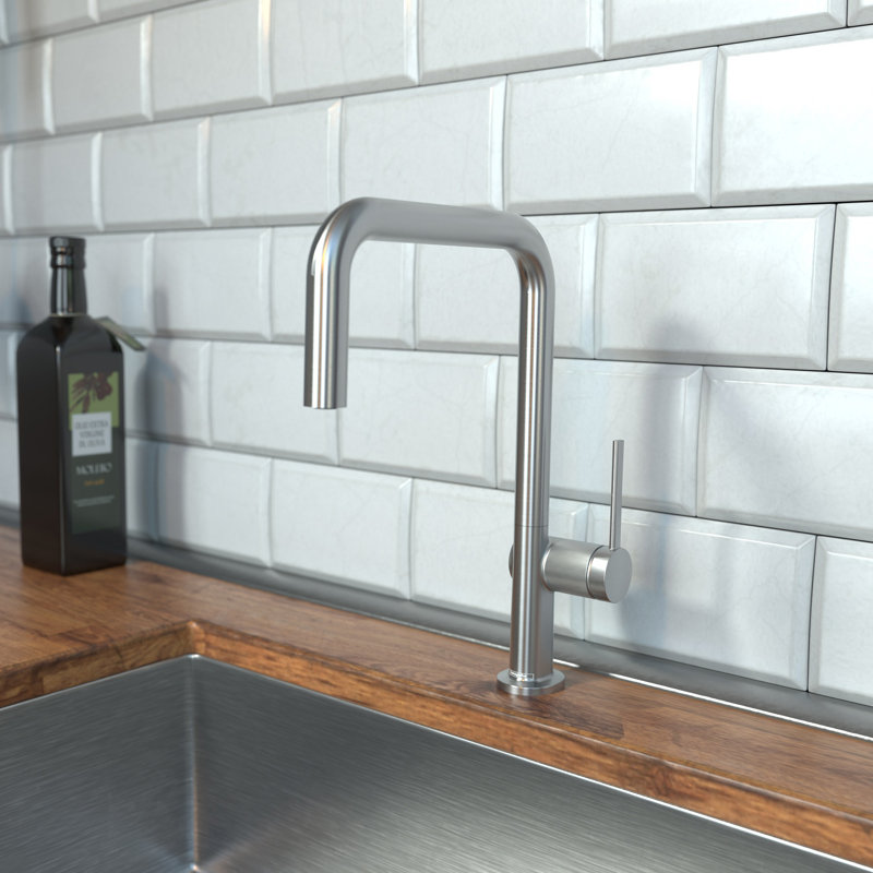 hansgrohe Talis N Kitchen Faucet, U-Style 1-Spray, 1.75 GPM, Steel Optic