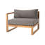 Venice Outdoor Teak One Arm Lounge Chair-1254774639