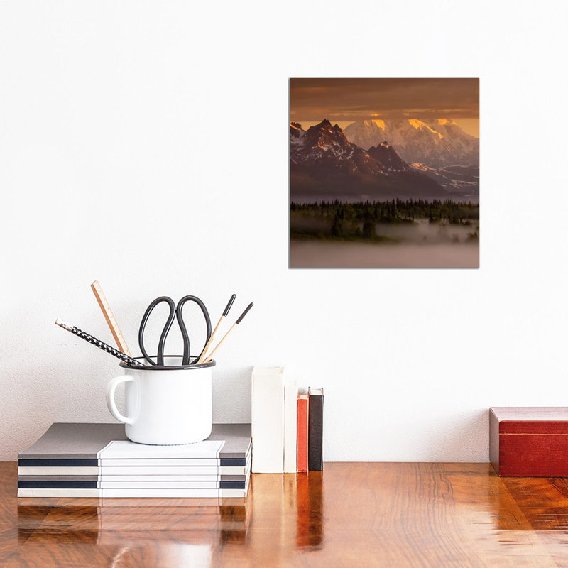 Moods Of Denali #2 by Dan Ballard - Wrapped Canvas Print, 30.48 cm H x 30.48 cm W