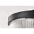 Grayson - Flush Mount - Matte Black Finish - Clear Ribbed Glass-715174739-715174738