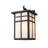 3-Light H18 In Large Modern Farmhouse Black Outdoor Wall Lantern With Frosted Glass Exterior Wall Light For Garage Entryway Porch-233113997