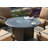 Anhar 5-Piece Patio Propane Fire Pit Conversation Set w/ Cushions and 52'' Round Fire Pit Chat Table