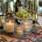 3 Piece Smoke Glass Candle Holder Set-104007384
