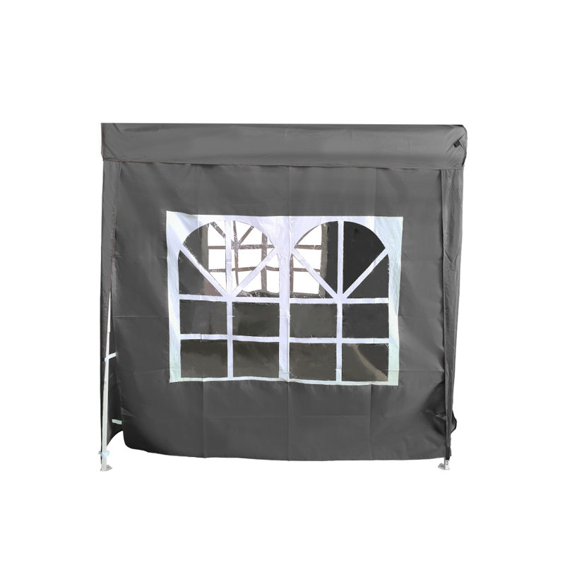 Aenneea Dakota Fields Gray Fabric Side Wall for Gazebo