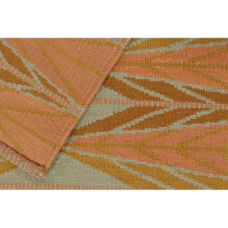 Scandinavian Wool Geometric Area Rug, Rectangle 14' x 20'