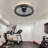 19'' Dimmable Caged Ceiling Fan with LED Lights
