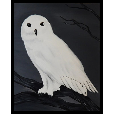 Snow Owl by Ed Capeau - Painting Print