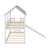 Twin Over Twin House Bunk Bed With Slide