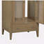 Meuble-lavabo 24 po sans lavabo, base seulement, armoire en rotin avec portes et tiroir, cadre solide et panneau de fibres à densité moyenne, naturel
