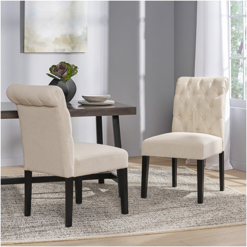 Ensemble de 2 chaises roulantes Broxton touffeté KD (ensemble de 2)