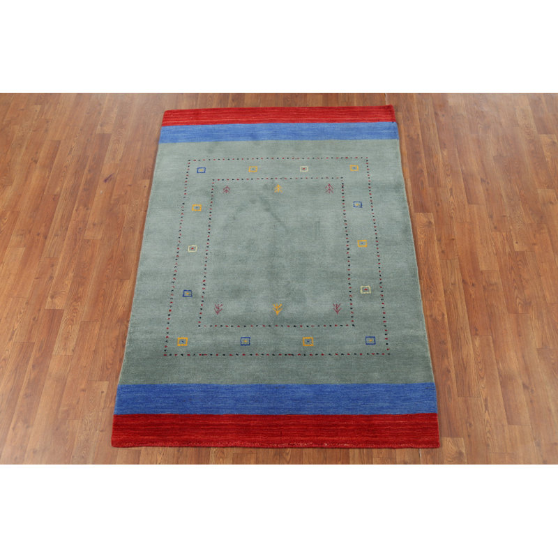 Tapis oriental fait à la main Gabbeh 4 x 6
