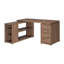 Tona Grey Driftwood 3-Drawer L-shape Desk-122499100-122499104