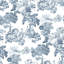 Blooming Garden Collection Toile Garden Wallpaper Roll-847492550