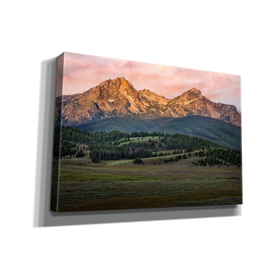 «Sawtooth Pastel» par Rick Berk, art mural sur toile