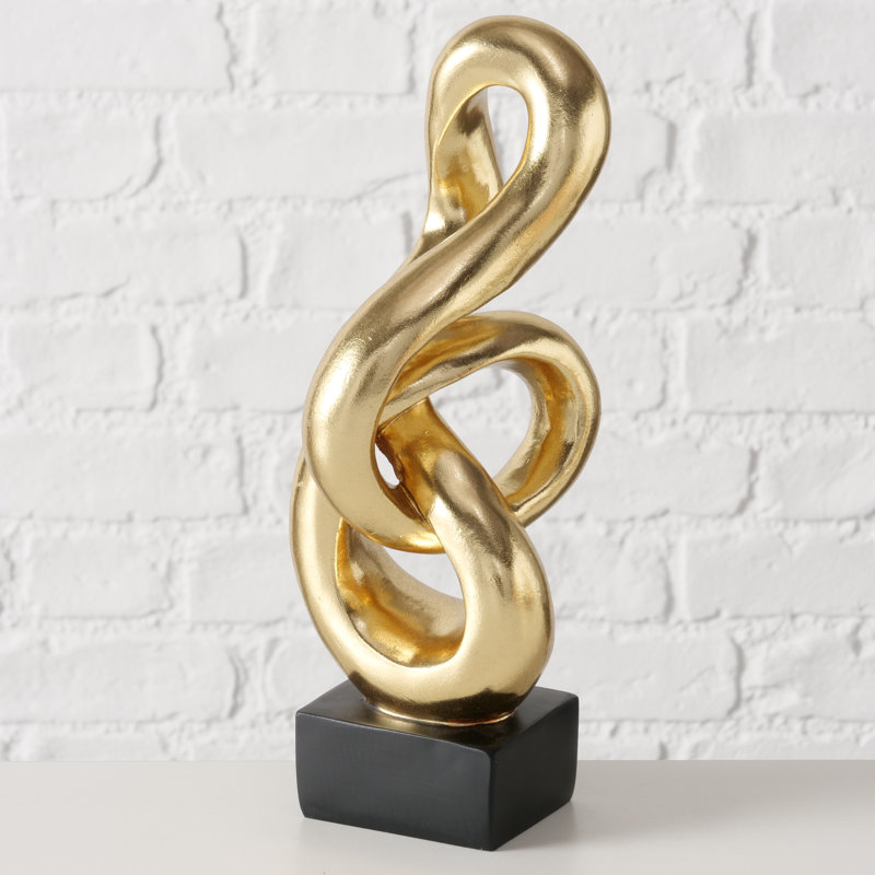 Sculpture abstraite à nœuds, 11,5 pouces