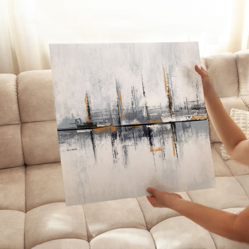 Abstract Transitional Abstract Transitional Unframed Art Print, 10" H x 10" W