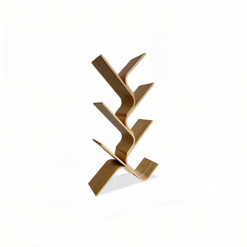 Tablette moderne moderne avec espace ouvert en diagonale, naturel