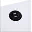 Table d'appoint féroce blanche et noire avec port USB intégré-1823851668