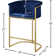 Hani Upholstered Counter Stool with Metal Frame