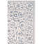 Tapis oriental en viscose / laine touffeté à la main en argent / ivoire Daphne-19035464