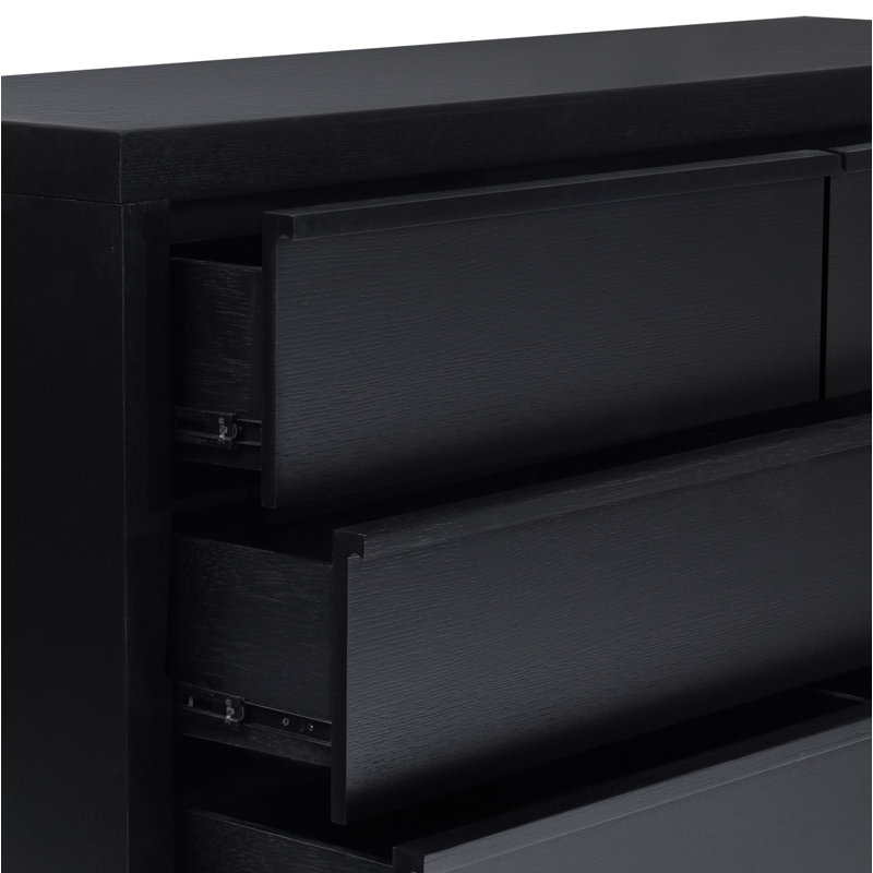 Sedona 60'' W 6 - Drawer Dresser, Black