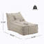 Fauteuil à billes polyvalent pour l'extérieur et l'intérieur, idéal pour diverses occasions de détente et de confort-2058398175