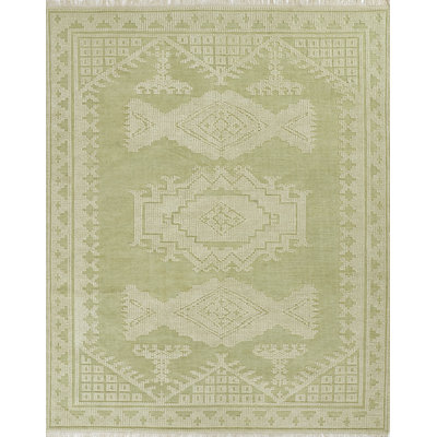 Momeni Bristol Traditional Medallion Green Area Rug