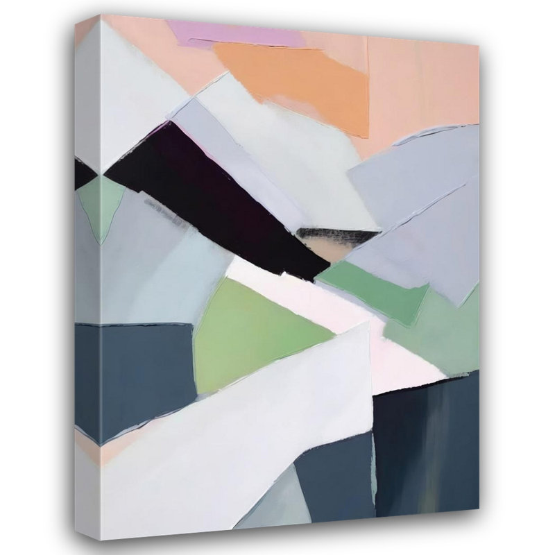 "Paysage 80" sur toile, H 32 po x l 26 po