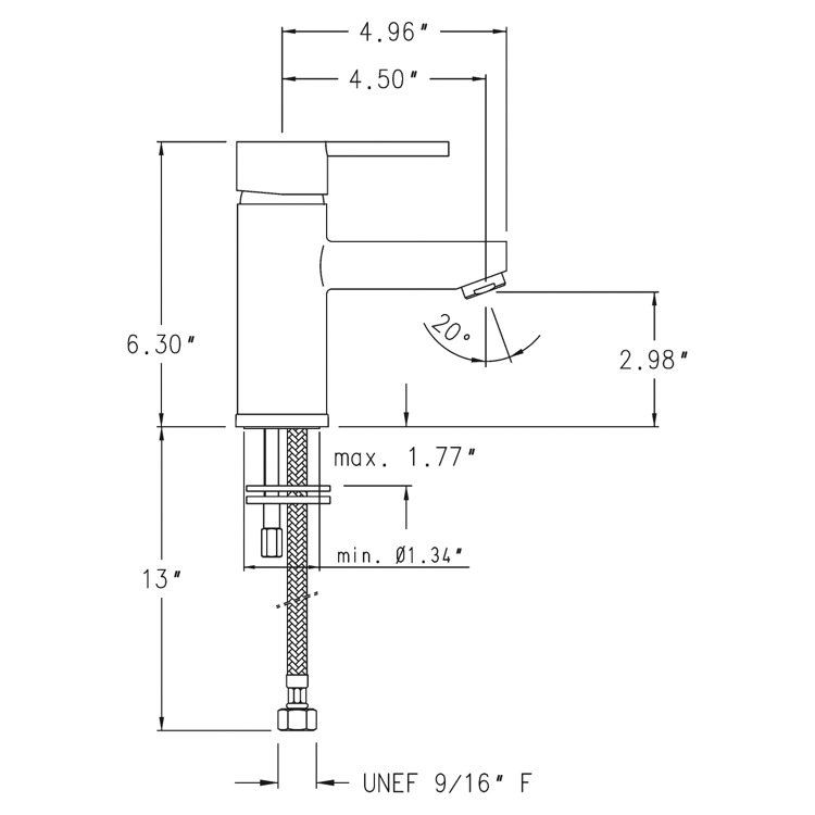 Drako Single-Hole Single-handle Bathroom Faucet