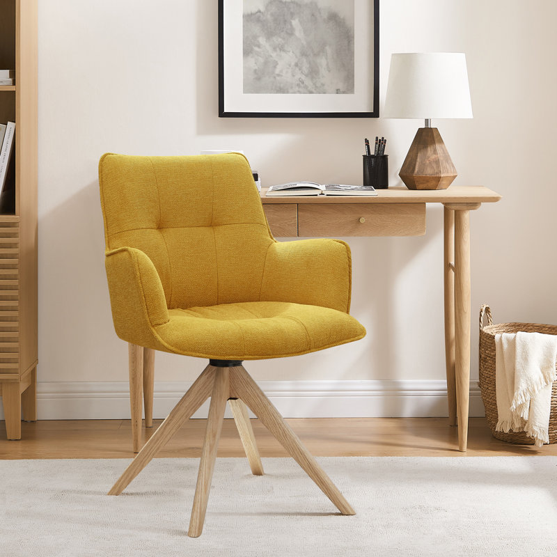 Task Chair, Yellow Fabric